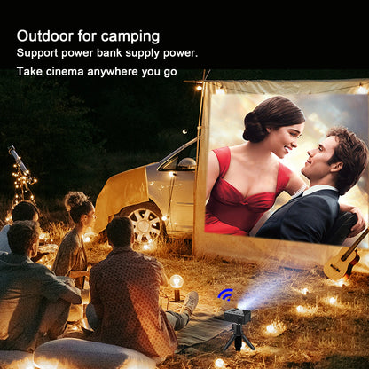 Mini Portable Projector YT100 Full HD1080P Mobile Video Wifi Smart Home Theater Wireless Same Screen for IOS Android