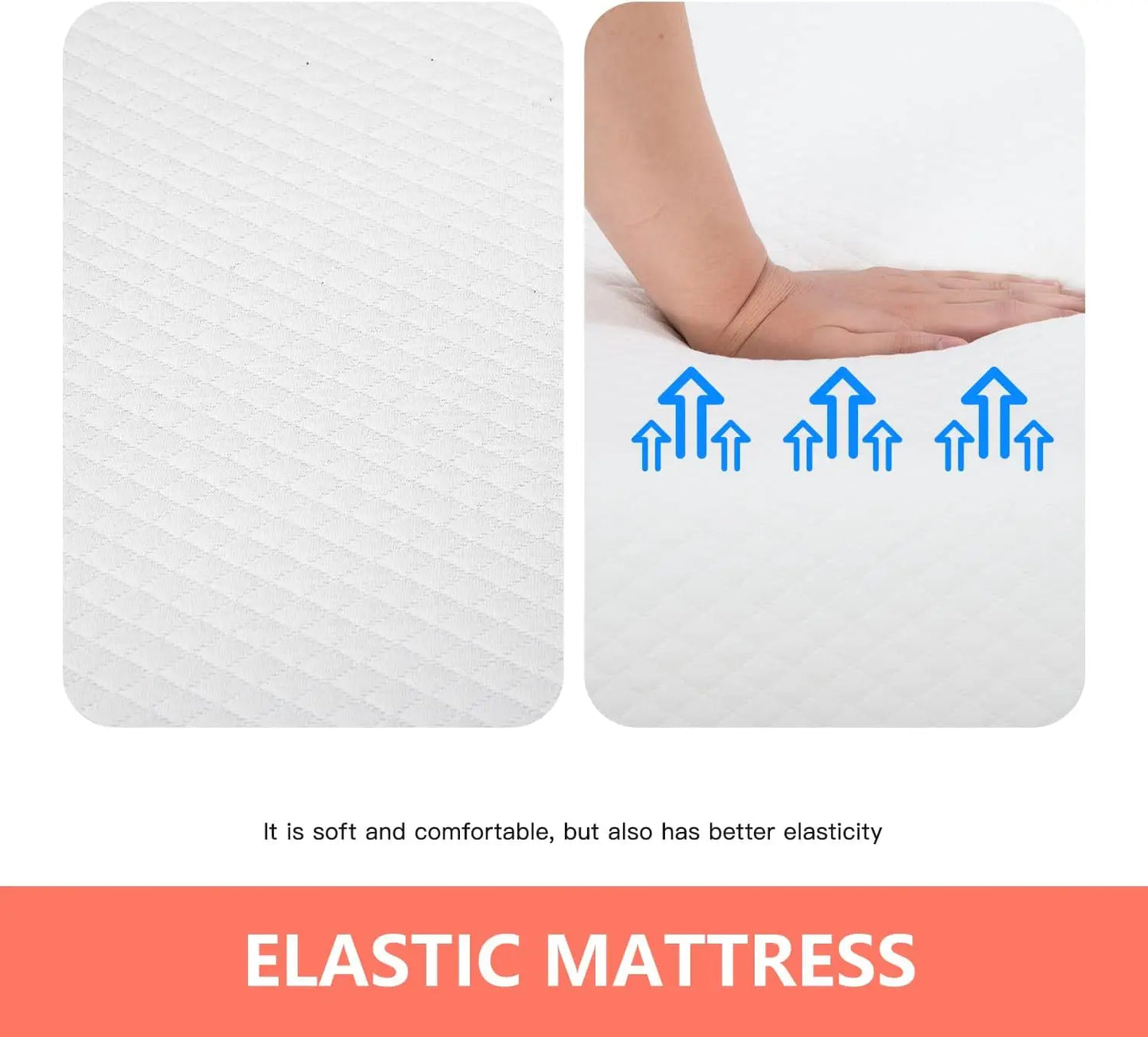 King Mattress 6 inch Gel Memory Foam Mattress Queen Mattresses Medium Firm Mattresses for Cool Sleep Relieving Pressure Relief