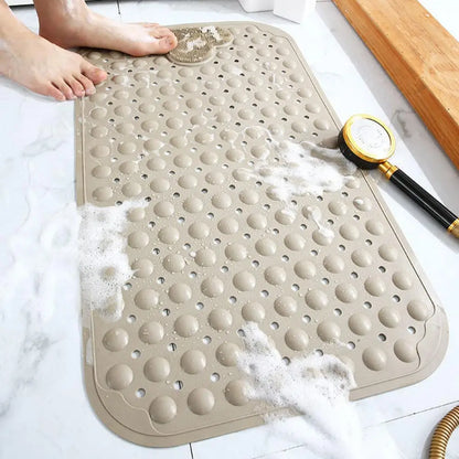 Bath Mat Cloud Massage Leak Hole Suction Cup Bubble Design Non-slip Fall Prevention Anti-skid Bathroom Tub Shower Foot Mat