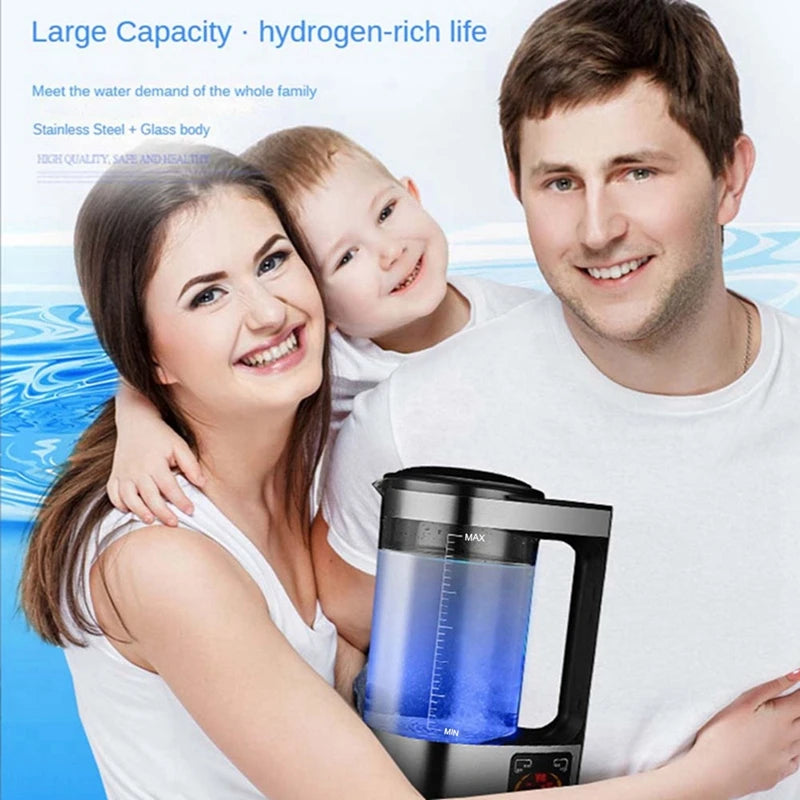 1 PCS Electric Hydrogen Enriched Water Bottle Machine Hydrogen Water Generator 2L US Plug