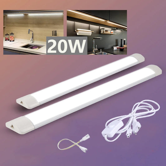 Led Kitchen Closet Lights Under Cabinet Light Cabinet Led Lighting 5W 10W 20W Tube Wall Lamp for Room Closet Kitchen Home 220V