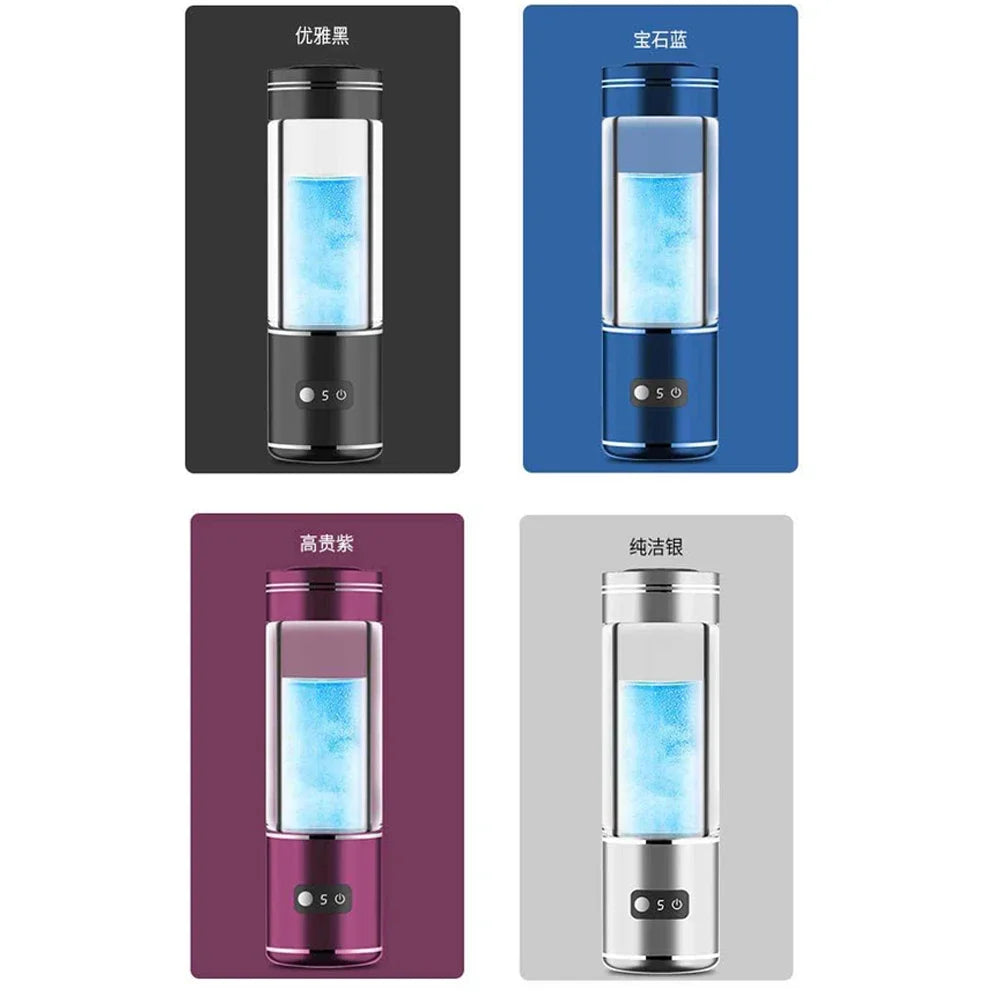 Hydrogen Water Generator Alkaline Maker USB Rechargeable Water Ionizer Bottle Super Antioxidant ORP Hydrogen-Rich Water Cup