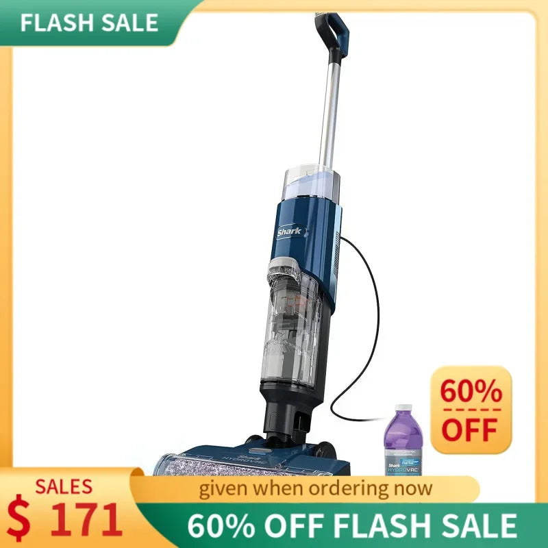 Shark WD101 HydroVac XL 3-in-1 Vacuum, Mop & Self-Cleaning System with Antimicrobial Brushroll* & Solution for Multi-Surface