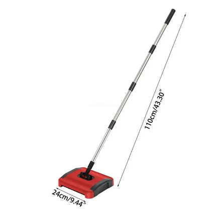 Household Sweeping Machine Automatic Carpet Sweeper Broom Electric Floor Sweeper Broom Efficient Rotatory Cleaning Dropship