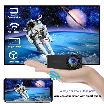 Mini Portable Projector YT100 Full HD1080P Mobile Video Wifi Smart Home Theater Wireless Same Screen for IOS Android