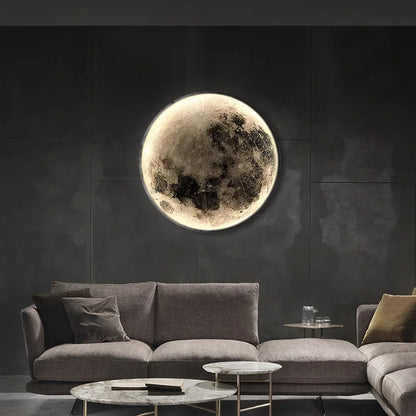 Novelty Led Moon Wall Lamp for Living Room Bedroom Planet Sconce Light Fixture Luminaire Home Decoration Indoor Free Shipping