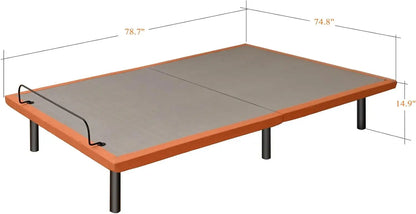 King Adjustable Bed Frame Base - Easy to Install in 5 Minutes, Massage, Wireless Remote ,Full/Twin-XL/Queen/King optional