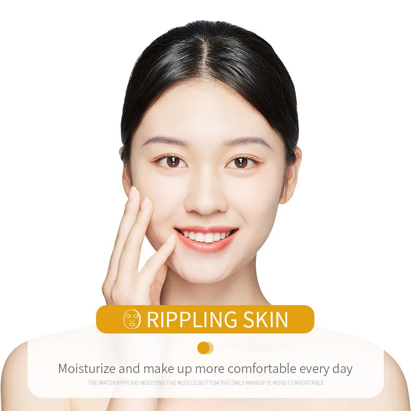 10pcs BIOAQUA Rice Raw Pulp Facial Masks skincare Moisturizing Hydrating Firming Face Mask Sheets Mask Korean Skin Care