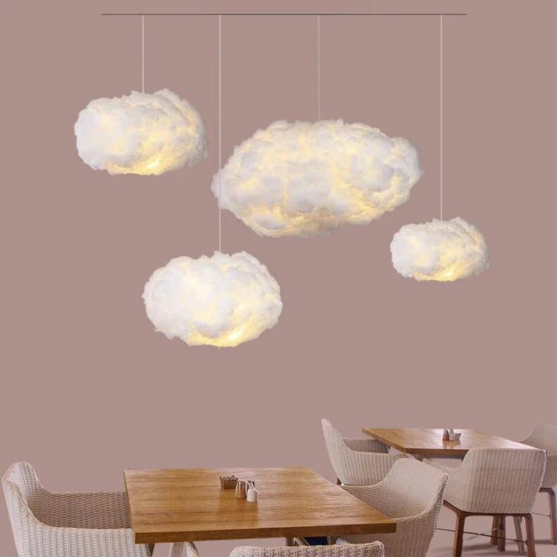 Modern Floating Cloud Led Pendant Light Living Dining Room Chandelier Lighting Bedroom Lampara Restaurant Hanging Lamp Luminaire