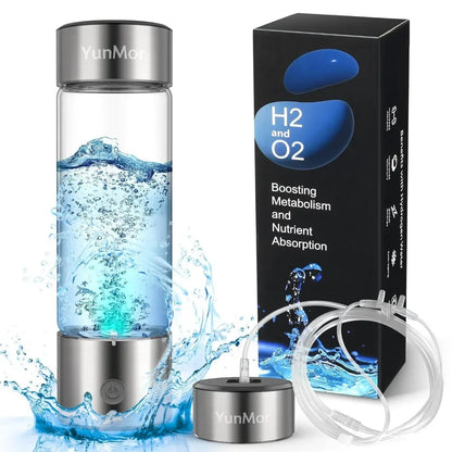 Hydrogen Water Bottle SPE PEM Technology  3-Minute Quick Electrolysis 2800ppb Hydrogen Water for Home, Office, Daily Drinking