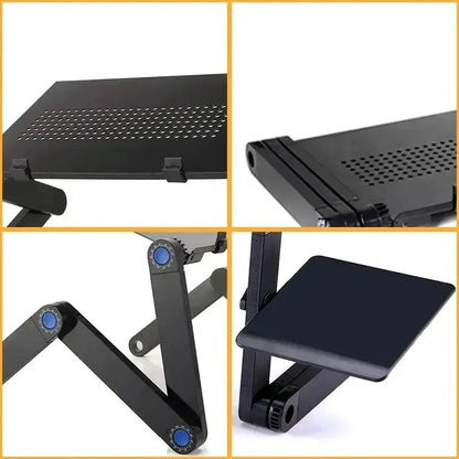 Portable Adjustable Folding Computer Desk Laptop Stand for TV bed PC Aluminum Alloy Laptop Table Stand Multifunctional  Lapdesk