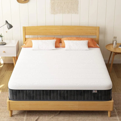 Firm Double Mattress, 10 Inch Memory Foam Full Size Mattress, Full Bed Mattress in a Box Pressure Relief & Firm Mattress