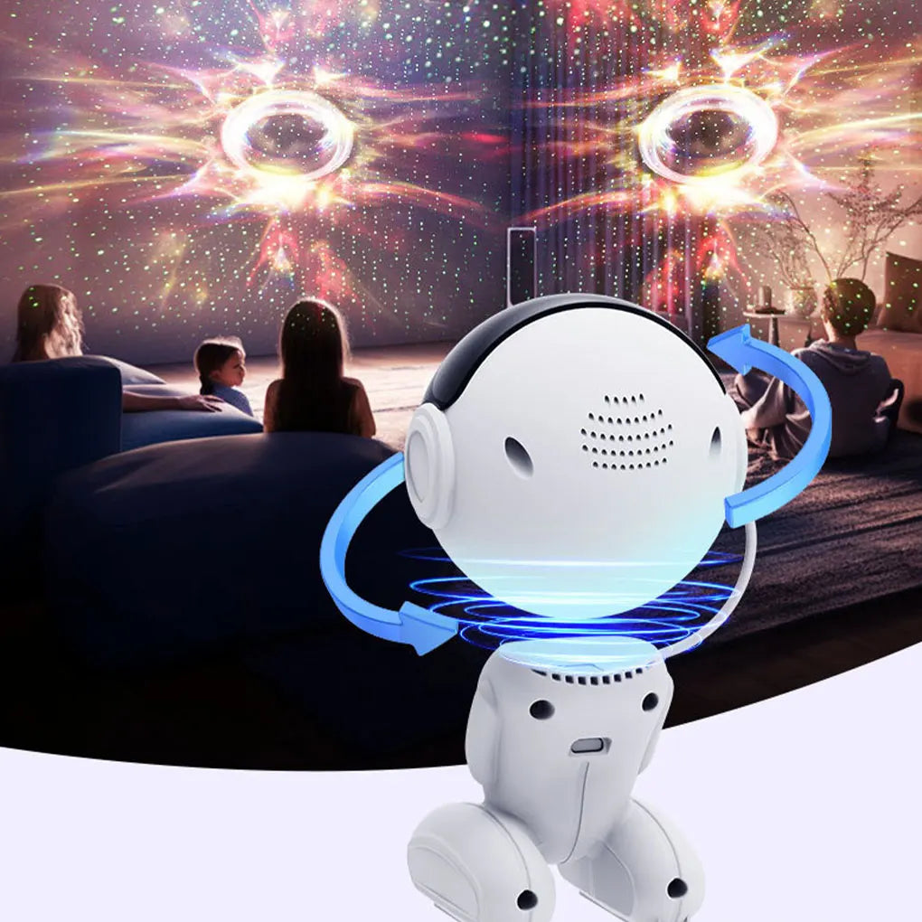 White Transform Room Into Starry Sky With Multi-color Light Effect Star Projector Creating