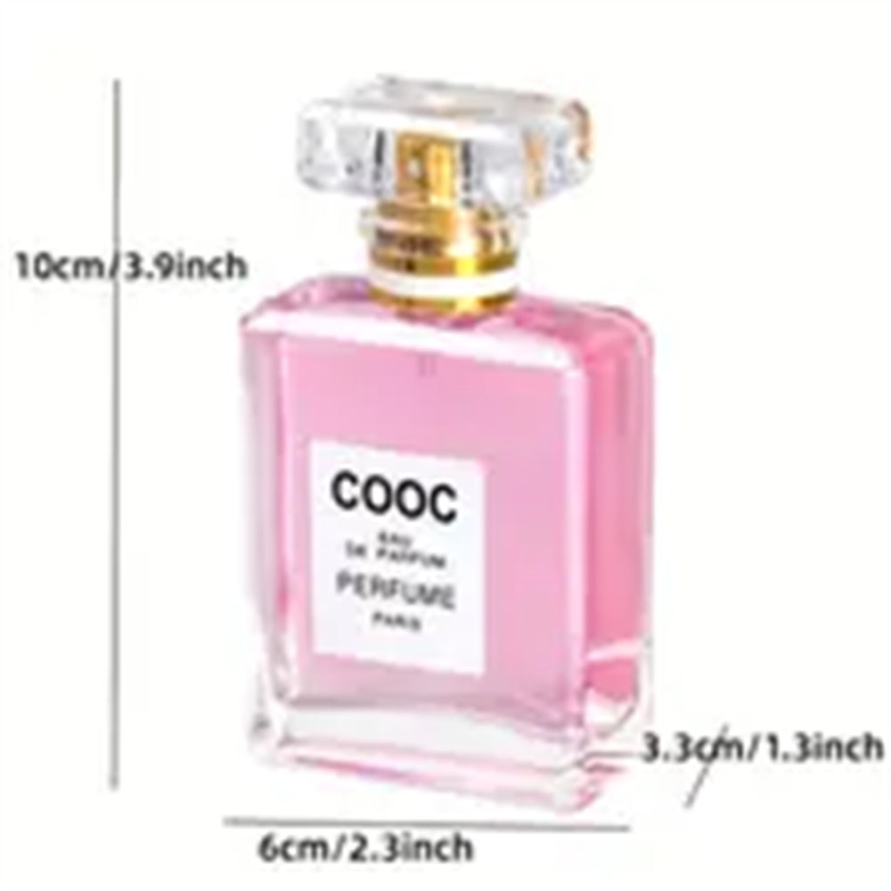 COOC 50ml Floral Fruity Eau De Toilette Perfume Spray for Women, Long-Lasting Fragrance