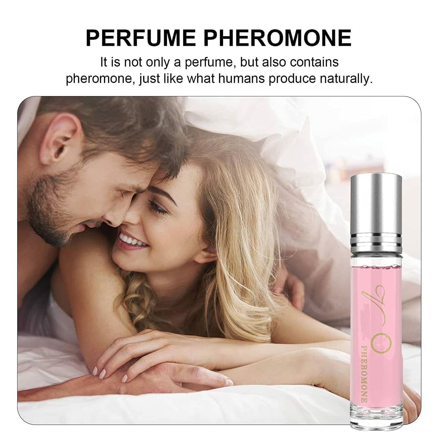 Pheromone women's roll-on perfume, fresh and natural, natural long-lasting light fragrance, women's fragrance oil, stimulating aromatherapy essential oil for men and women